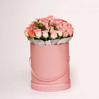 "30 Pink Roses Flower box - code BF20 - Click here to View more details about this Product